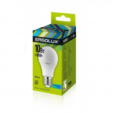 Лампа Ergolux LED светодиодная A60 10W E27 4500K 1