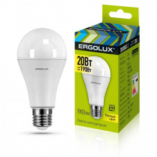 Лампа светодиодная Ergolux LED A65 20W E27 3000K