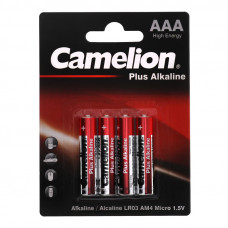 Батарейки Camelion Plus Alkaline LR03 1,5V ААА 4шт