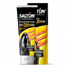 Крем-уход для гладкой кожи SALTON «Сила 3х восков» 75 мл черный