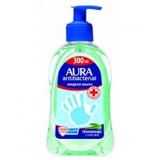 Мыло жидкое Aura с антибактериальным эффектом Алоэ 300мл