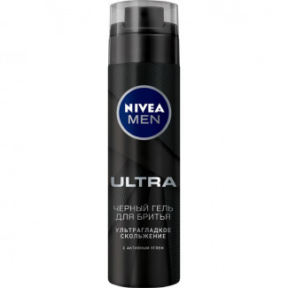Гель для бритья NIVEA Ultra черный 200 мл