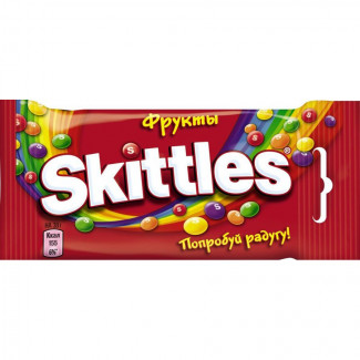 Жевательные конфеты Skittles Фрукты 38гр