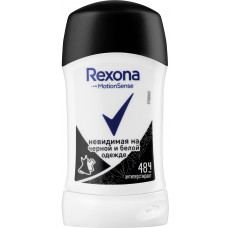 Дезодорант-антиперспирант Rexona Невидимая на чёрном и белом стик жен 40мл
