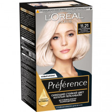 Краска для волос L'Oreal Preference №11.21 Перламутровый ультраблонд