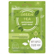Маска д/лица El'Skin Зеленый чай антиоксидантная 15мл