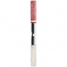 Помада-блеск для губ All Day Lip Color&Top Gloss устойчивая т01 пастельно розовый
