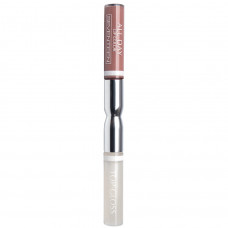 Помада-блеск для губ All Day Lip Color&Top Gloss устойчивая т02 розовый беж