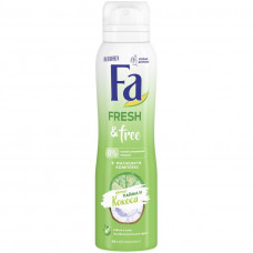 Дезодорант-аэрозоль FA Fresh&Free аромат лайма и кокоса