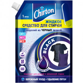 Жидкое средство для стирки Chirton Для черных тканей 1000мл
