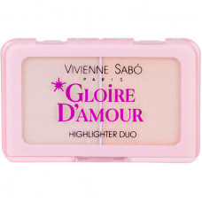Палетка хайлайтеров Vivienne Sabo Gloire d'amour, №02 Персиковый