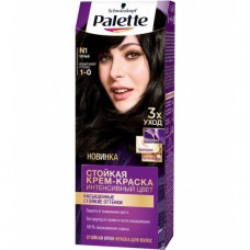 Крем-краска для волос Palette N1 черный