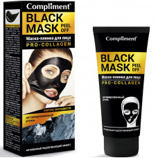 Маска-пленка Compliment Black Mask Pro-Collagen 80мл