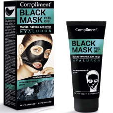 Маска-пленка для лица Compliment Black Mask Hyaluron 80мл