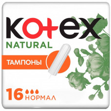 Тампоны Kotex Natural Нормал 16шт