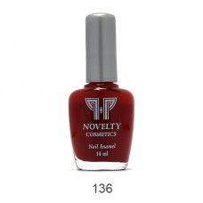 Лак д/ногтей Novelty т. 136 вишневобордовый