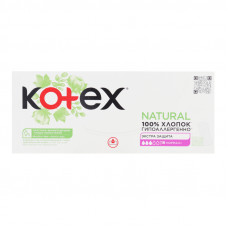 Прокладки ежедн Kotex Natural нормал+ 18шт