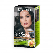 Крем-краска д/волос Studio 3D Biocolor стойкая 1.0 Черный