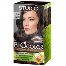 Крем-краска д/волос Studio 3D Biocolor стойкая 3.4 Горячий шоколад