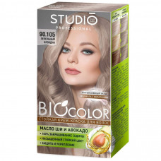 Крем-краска д/волос Studio 3D Biocolor стойкая 90.105 Пепельный блондин