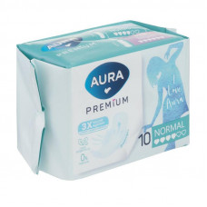 Прокладки Aura Premium Normal 10шт