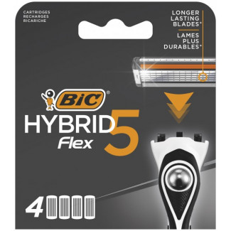 Кассеты BIC Flex5 Hybrid 4шт