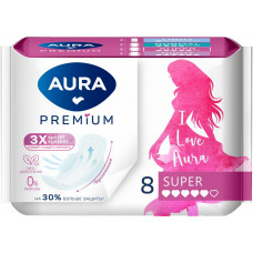 Прокладки Aura Premium Super 8шт