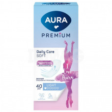 Прокладки ежедн Aura Premium Light ультратонкие 40шт