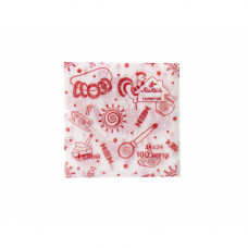Салфетки бумажные Лилия розовые 1сл 100шт