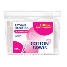Палочки ватные Cotton Flower 300шт пакет