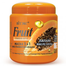 Маска д/волос Vitex Fruit Therapy д/сухих и поврежденных волос 3в1 папайя и масло амлы 450мл
