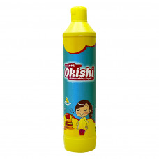 Средство для мытья посуды Okishi с ароматом бодрящего лимона 500г