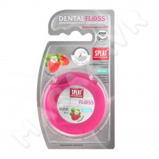 Зубная нить Splat Professional DentalFloss объемная с ароматом клубники 30м